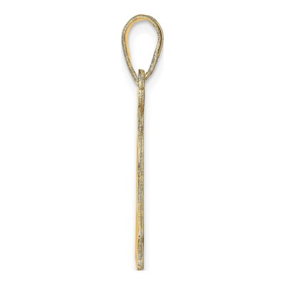 14K Yellow Gold Delaware State Pendant – view 2