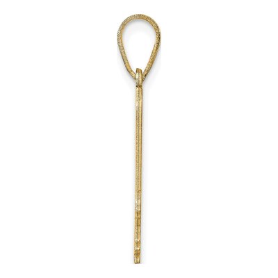 14K Yellow Gold Illinois State Pendant – view 2