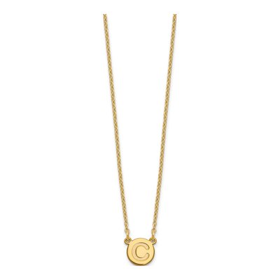 Gold-Plated Sterling Silver Letter C Necklace – view 3