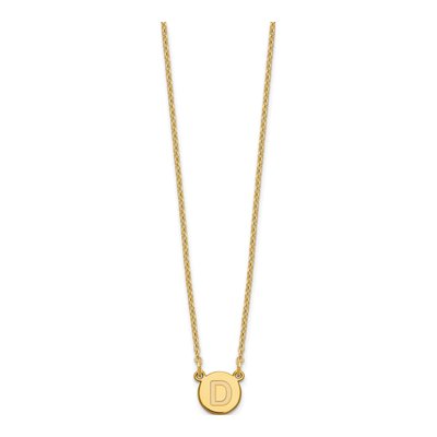 Gold-Plated Sterling Silver Letter D Necklace – view 3