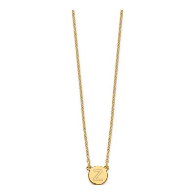 Gold-Plated Sterling Silver Letter Z Necklace – view 2