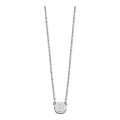 Sterling Silver Letter B Necklace – view 3