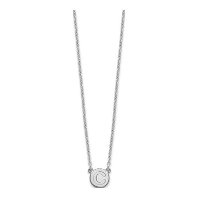Sterling Silver Letter C Necklace – view 3