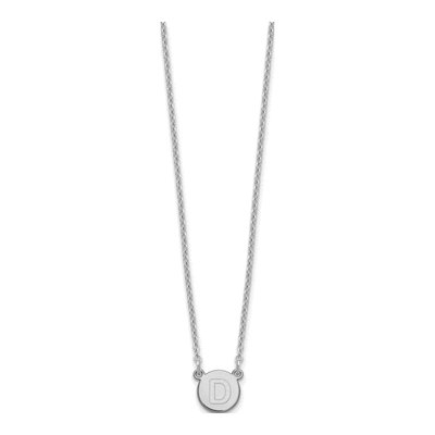 Sterling Silver Letter D Necklace – view 3