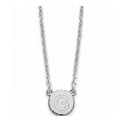 Sterling Silver Letter G Necklace