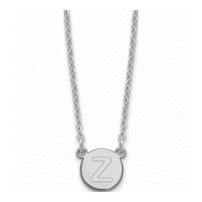 Sterling Silver Letter Z Necklace