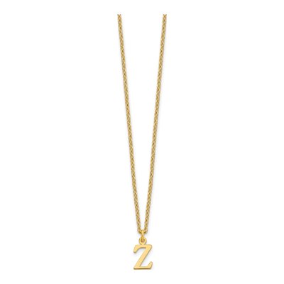 Gold-Plated Sterling Silver Letter Z Necklace – view 2