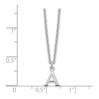 Gold-Plated Sterling Silver Letter A Necklace – view 3