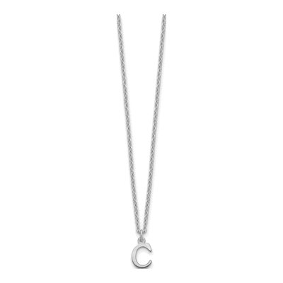 Gold-Plated Sterling Silver Letter C Necklace – view 2