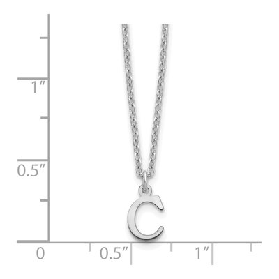 Gold-Plated Sterling Silver Letter C Necklace – view 3