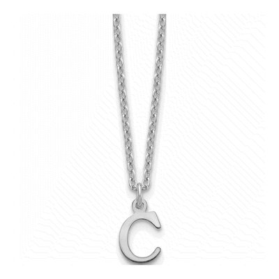 Gold-Plated Sterling Silver Letter C Necklace