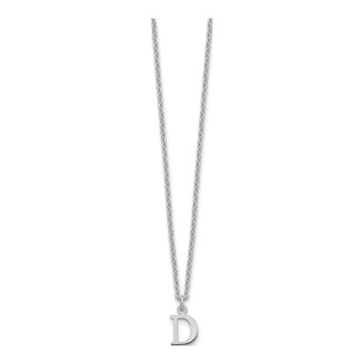 Gold-Plated Sterling Silver Cutout Letter D Necklace – view 2