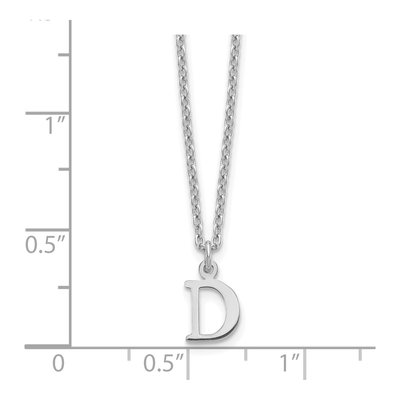 Gold-Plated Sterling Silver Cutout Letter D Necklace – view 3