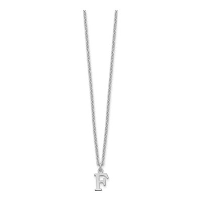 Gold-Plated Sterling Silver Letter F Necklace – view 2