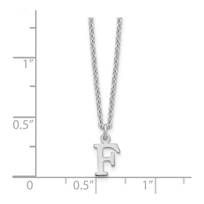 Gold-Plated Sterling Silver Letter F Necklace – view 3