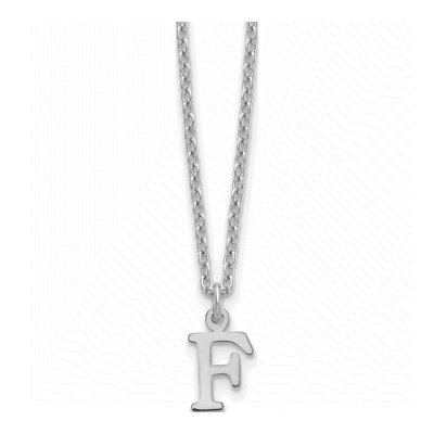 Gold-Plated Sterling Silver Letter F Necklace