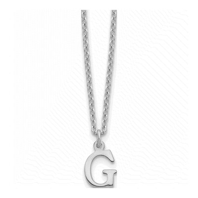 Gold-Plated Sterling Silver Letter G Necklace
