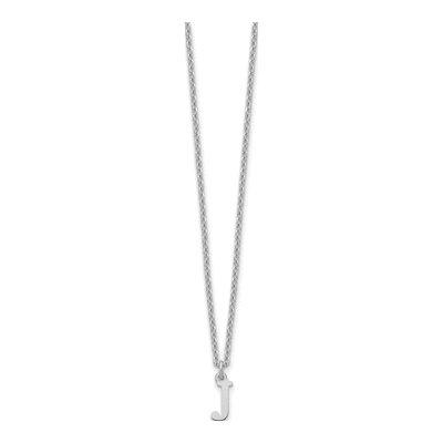 Gold-Plated Sterling Silver Letter J Necklace – view 2