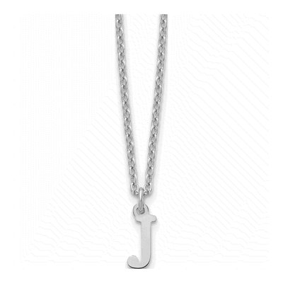 Gold-Plated Sterling Silver Letter J Necklace
