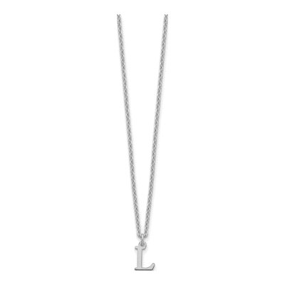Gold-Plated Sterling Silver Letter L Necklace – view 2