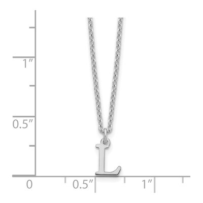 Gold-Plated Sterling Silver Letter L Necklace – view 3