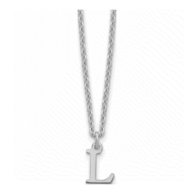 Gold-Plated Sterling Silver Letter L Necklace