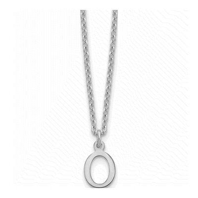 Gold-Plated Sterling Silver Letter O Necklace