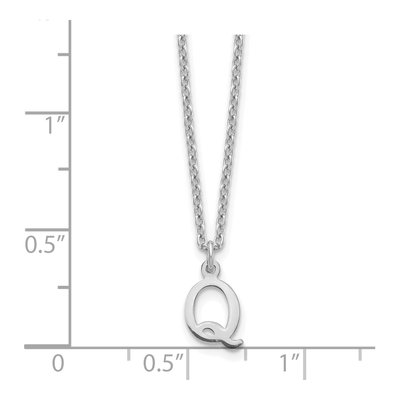 Gold-Plated Sterling Silver Letter Q Necklace – view 3
