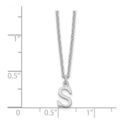 Gold-Plated Sterling Silver Letter S Necklace – view 3