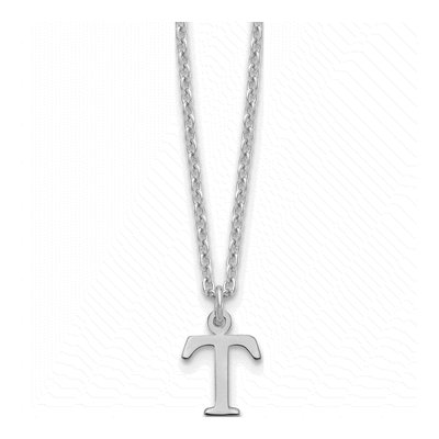 Gold-Plated Sterling Silver Letter T Necklace