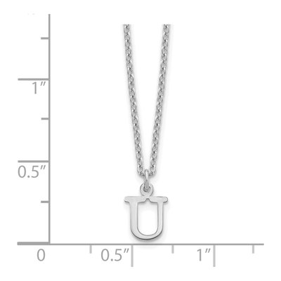 Gold-Plated Sterling Silver Letter U Necklace – view 3