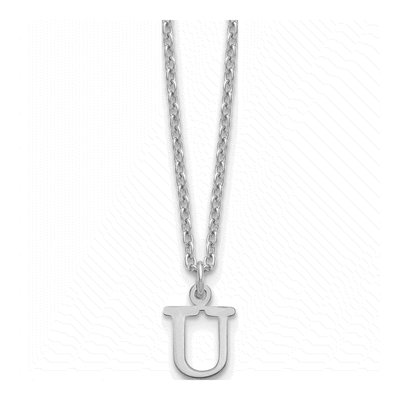 Gold-Plated Sterling Silver Letter U Necklace