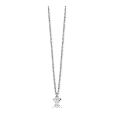 Gold-Plated Sterling Silver Letter X Necklace – view 2