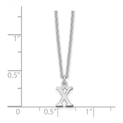Gold-Plated Sterling Silver Letter X Necklace – view 3