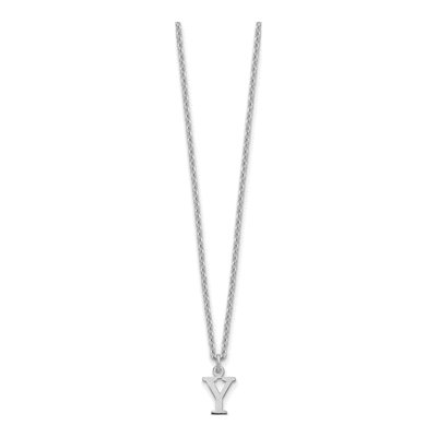 Gold-Plated Sterling Silver Letter Y Necklace – view 2