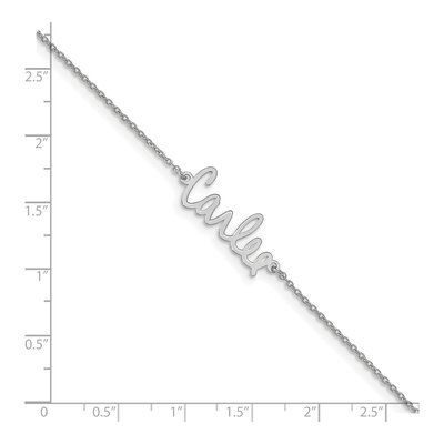 Sterling Silver Personalized Signature Bracelet – view 3