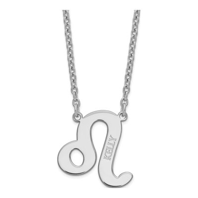 Sterling Silver Leo Zodiac Necklace