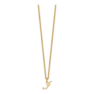 Gold-Plated Sterling Silver Letter J Necklace – view 3