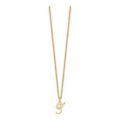 Gold-Plated Sterling Silver Letter Z Necklace – view 2