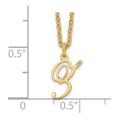 Gold-Plated Sterling Silver Letter Z Necklace – view 3