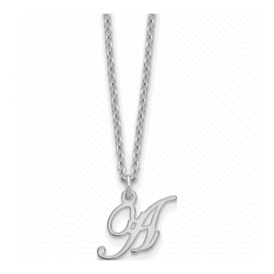 Sterling Silver Letter A Necklace