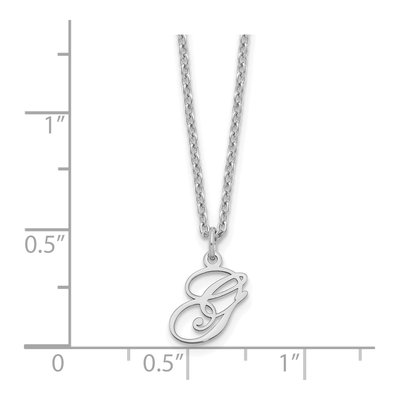 Sterling Silver Letter G Necklace – view 4