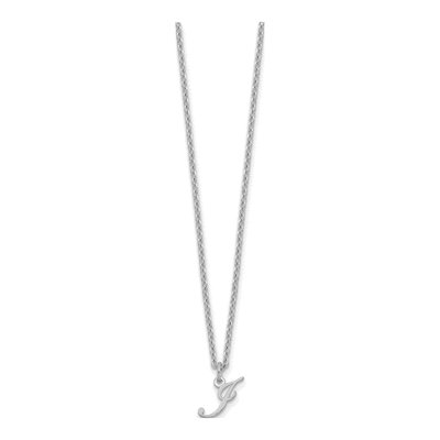 Sterling Silver Letter J Necklace – view 2