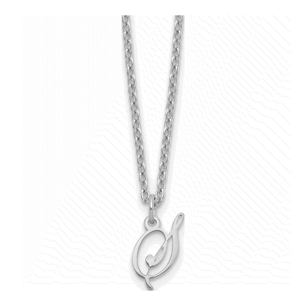Sterling Silver Letter S Necklace