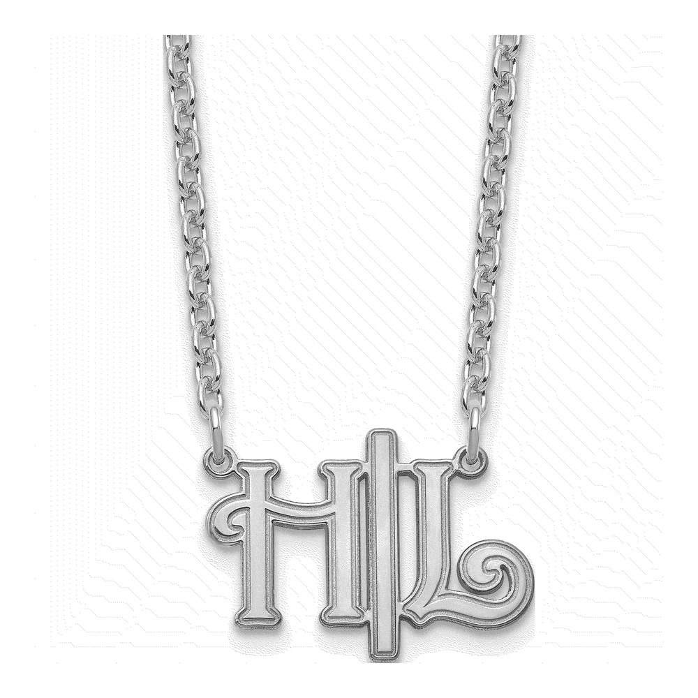 Sterling Silver Personalized Initials Necklace