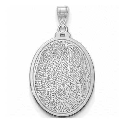 Sterling Silver Fingerprint Pendant