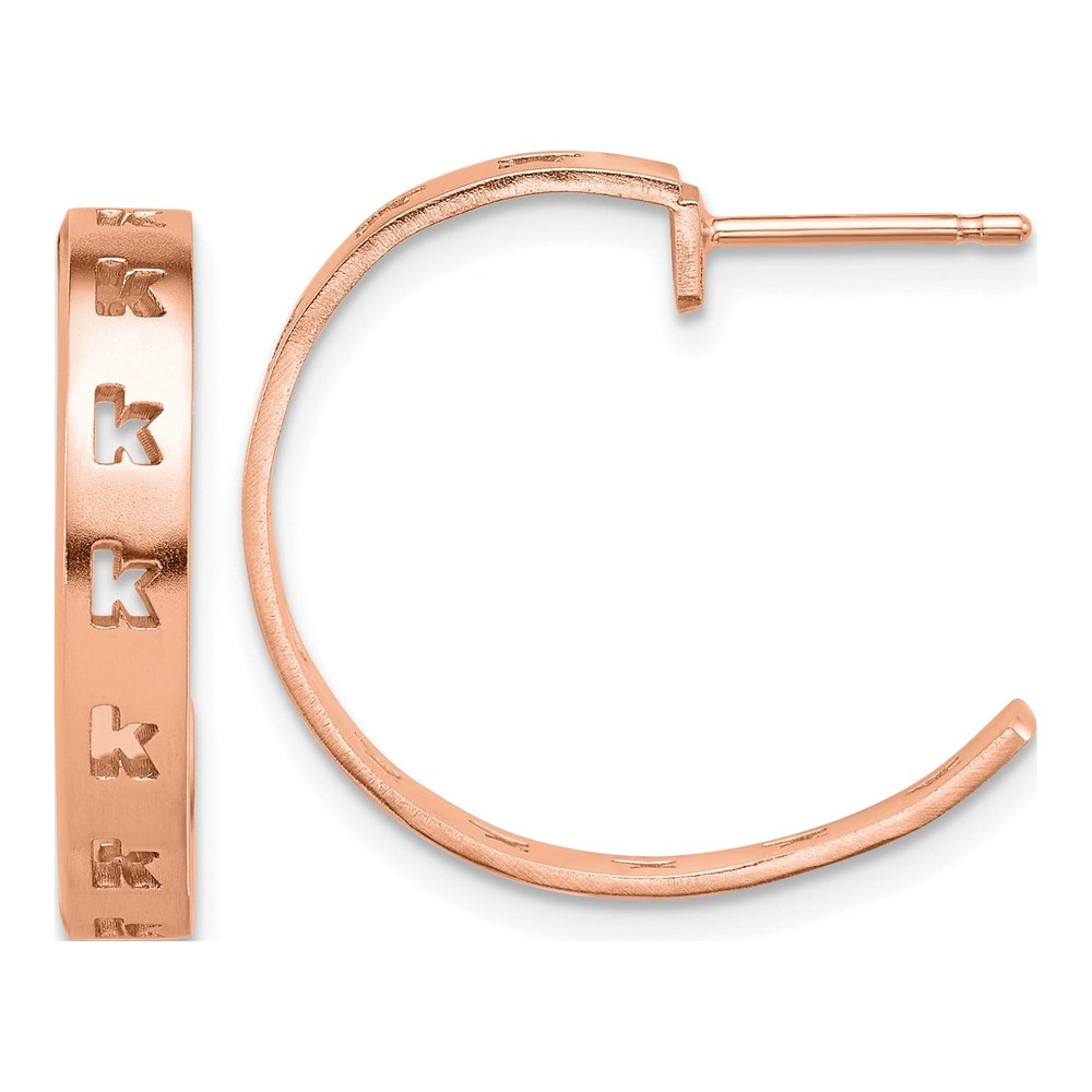 Personalized Initial Hoop Earrings
