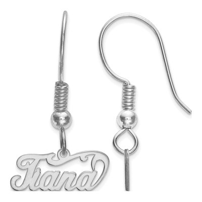 Sterling Silver Personalized Name Plate Dangle Earrings