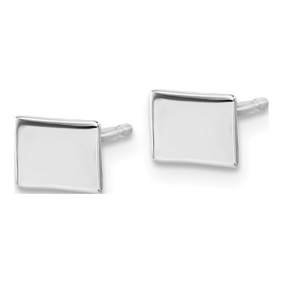Sterling Silver Colorado State Stud Earrings – view 3
