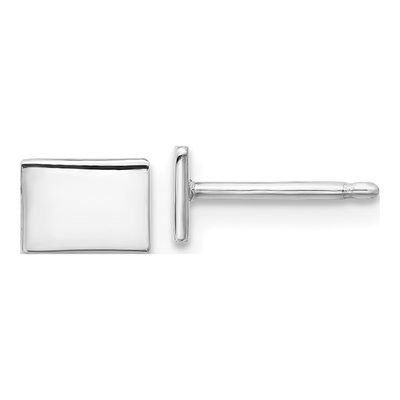 Sterling Silver Colorado State Stud Earrings